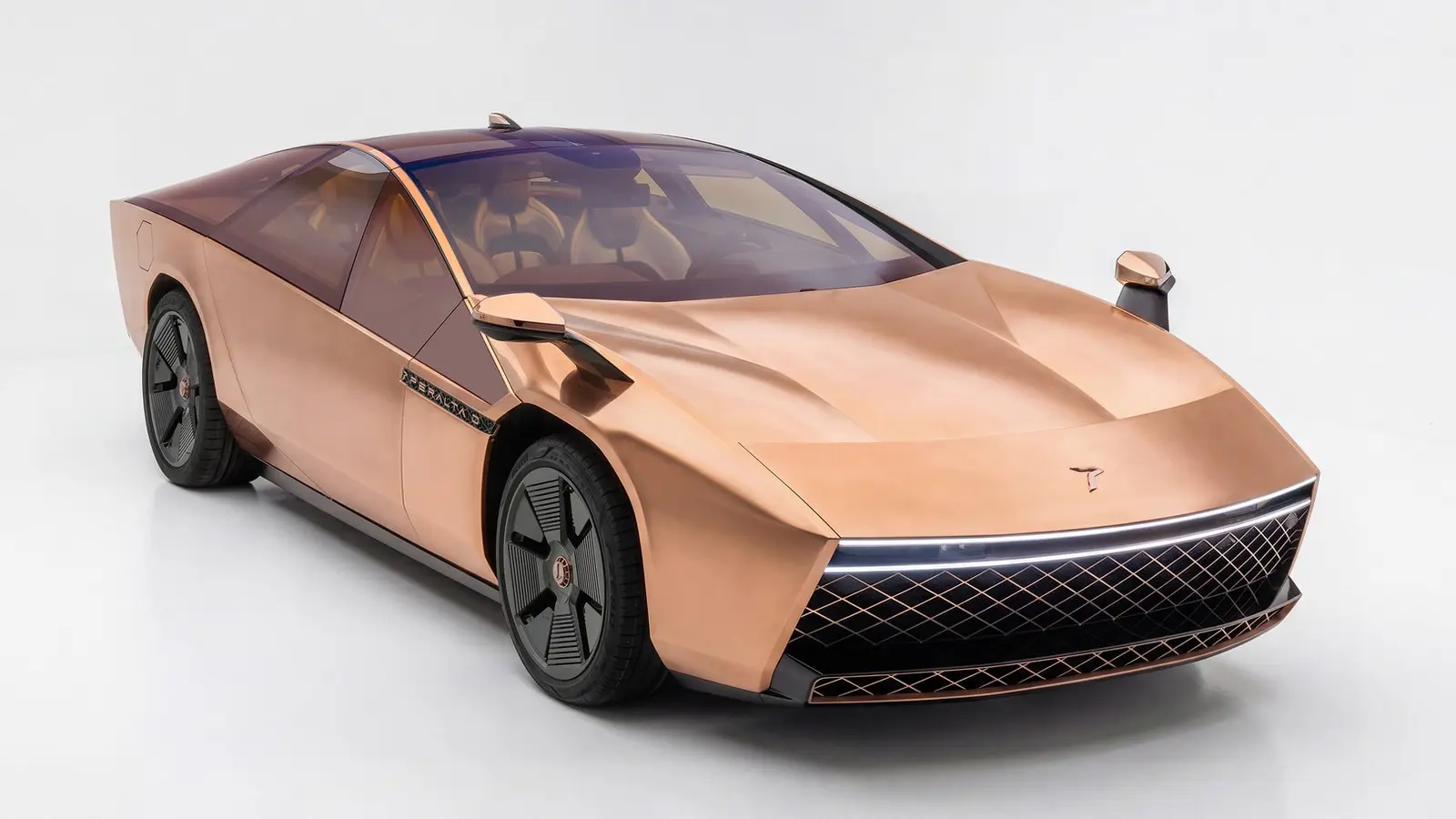 Peralta D: Gran Turismo unicat cu caroserie din cupru