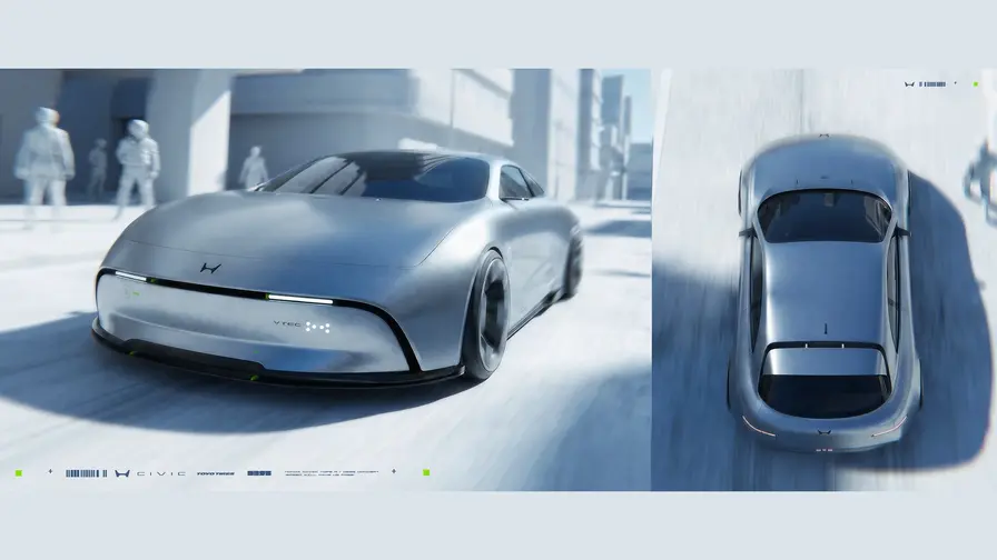 CGI neoficial: Honda Civic hatchback inspirat de anii 1990