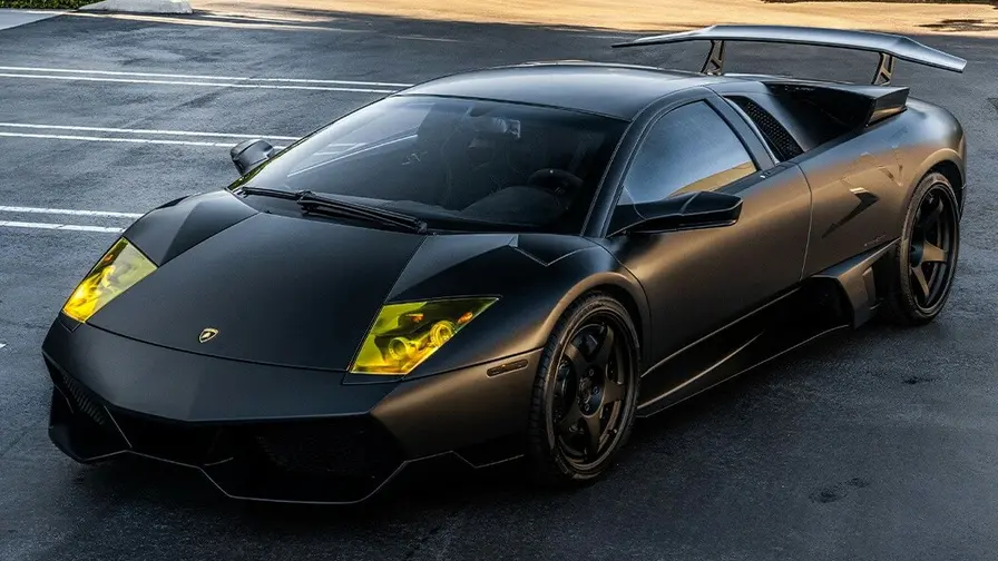 Lamborghini Murcielago SV negru: stil clasic modern