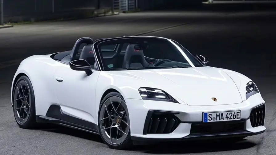 Noul Porsche 718 Boxster 2027 EV dezvăluit în CGI neoficial