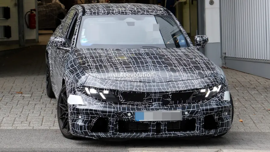 Fotografii spion: BMW M3 G84 termic cu față Neue Klasse