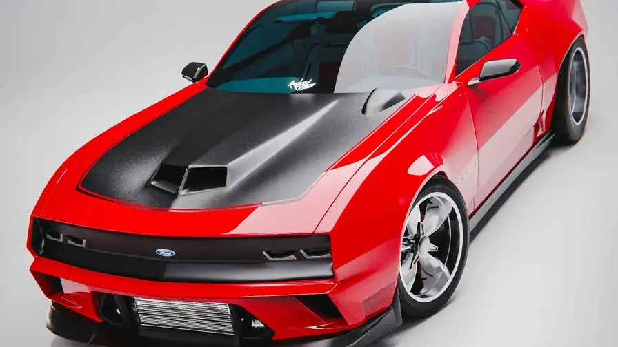 Torino Cobra Jet reinventat: concept CGI Ford modern