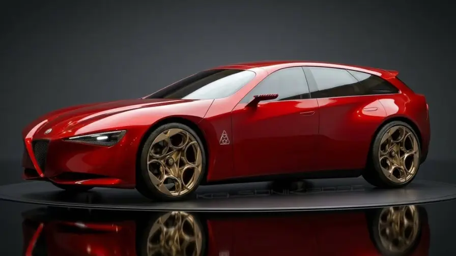 Conceptul Cuorerosso inspiră un nou Giulia Sportwagon
