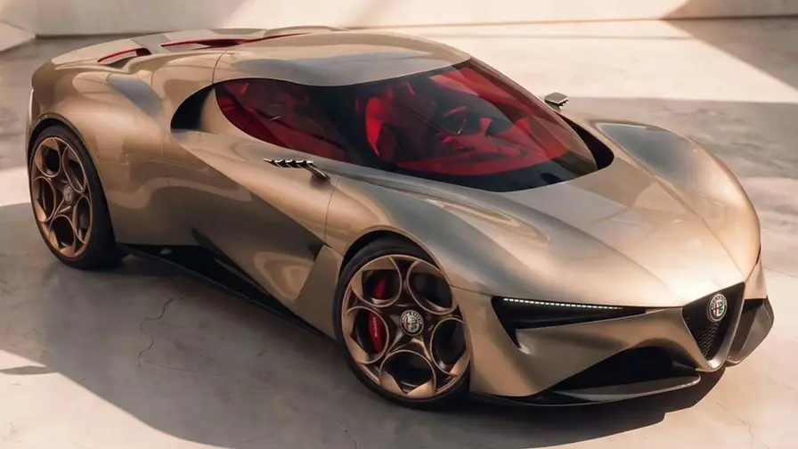 Cuorerosso: concept Alfa Romeo hibrid și design rafinat