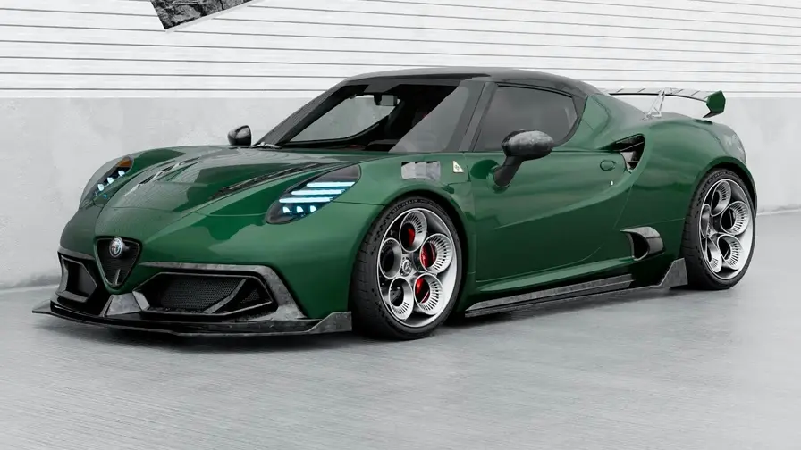 Randări CGI: Alfa Romeo 4C redesenat virtual pentru 2027