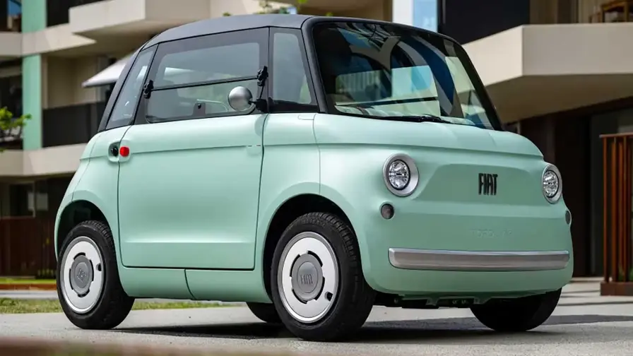 Fiat Topolino: mic quadriciclu electric recunoscut de Time