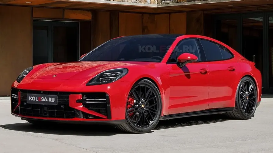 Porsche Panamera 2028: primele randări dezvăluie faceliftul