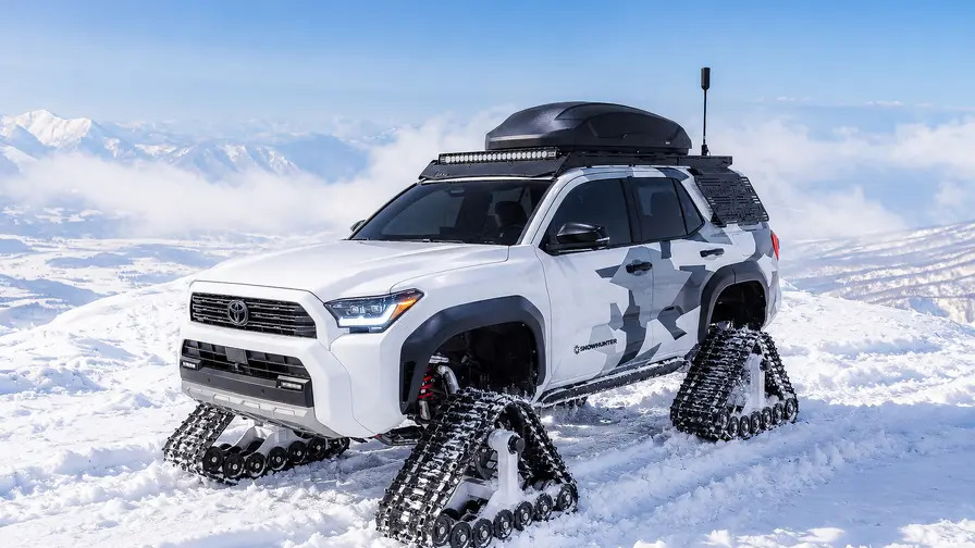 Toyota Snowhunter: cinci SUV-uri cu șenile pentru zăpadă
