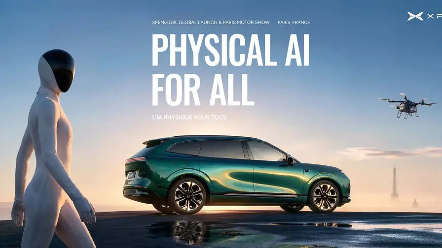 XPENG dezvăluie G9L la Salonul Auto de la Paris 2026
